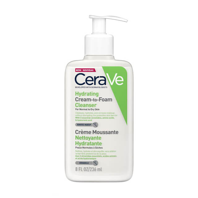 Cerave Hydrating Cream To Foam Cleanser  236ml