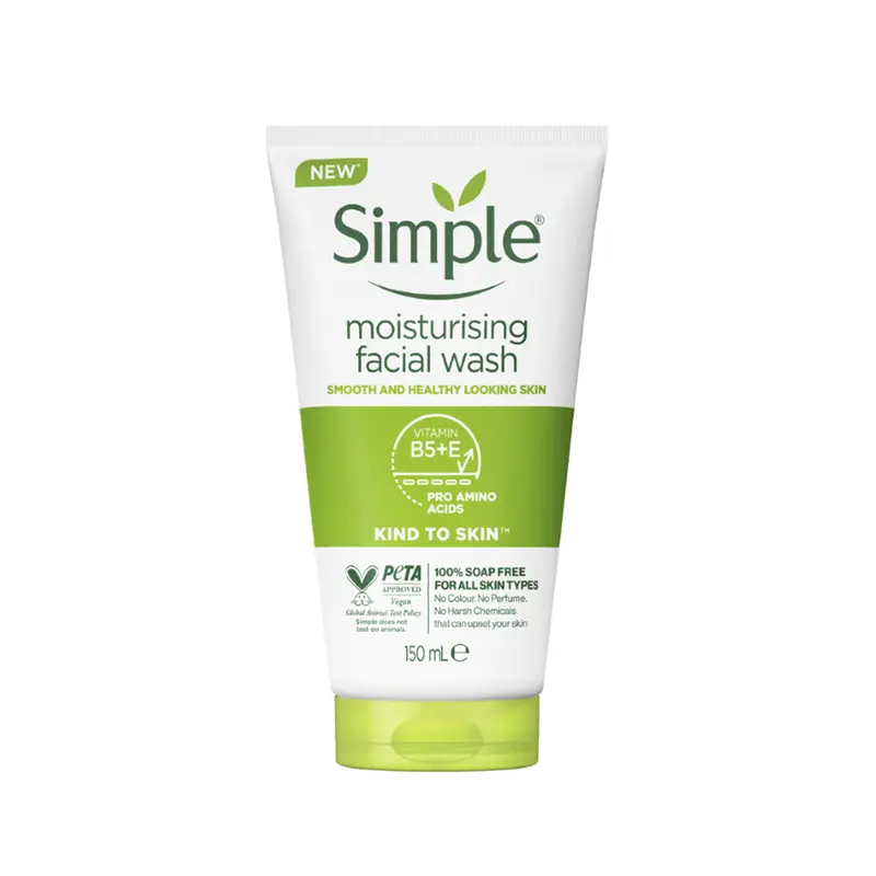 Simple Moisturising Face Wash, 150ml