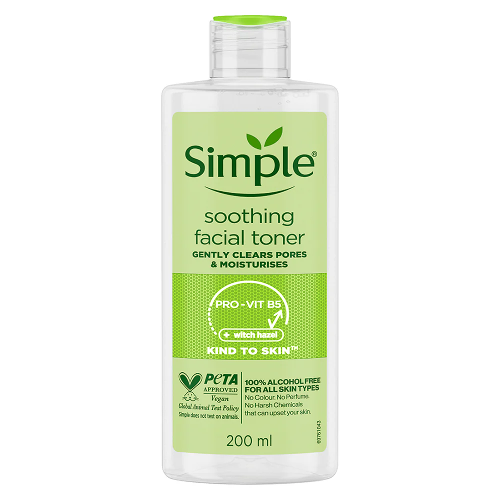 Simple Kind to Skin Soothing Facial Toner, 200ML