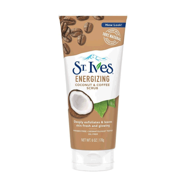 St. Ives Energizing Coconut and Coffee Scrub, 170 GM